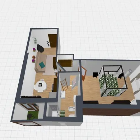 Apartment ! Esotico ! Letto Baldacchino - Metro 5 Min - 50mq